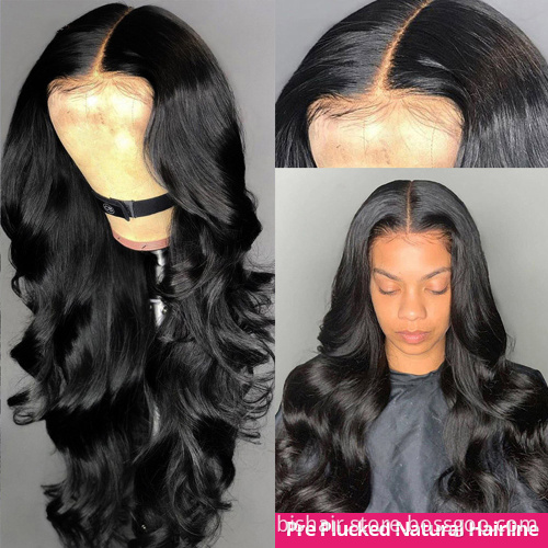 Pre Plucked Brazilian 100% Real Human Hair Long Body Wave HD Transparent Lace Body Wave Wig 100% T Part Lace Front Wigs